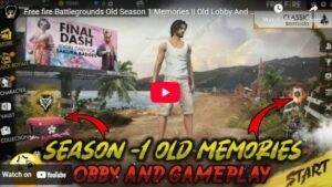 Old Free Fire lobby from 2018 season 1