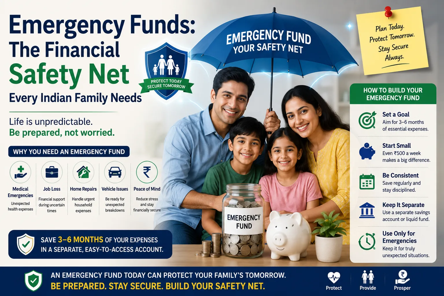 Emergency Funds: The Financial Safety Net Every Indian Family Needs