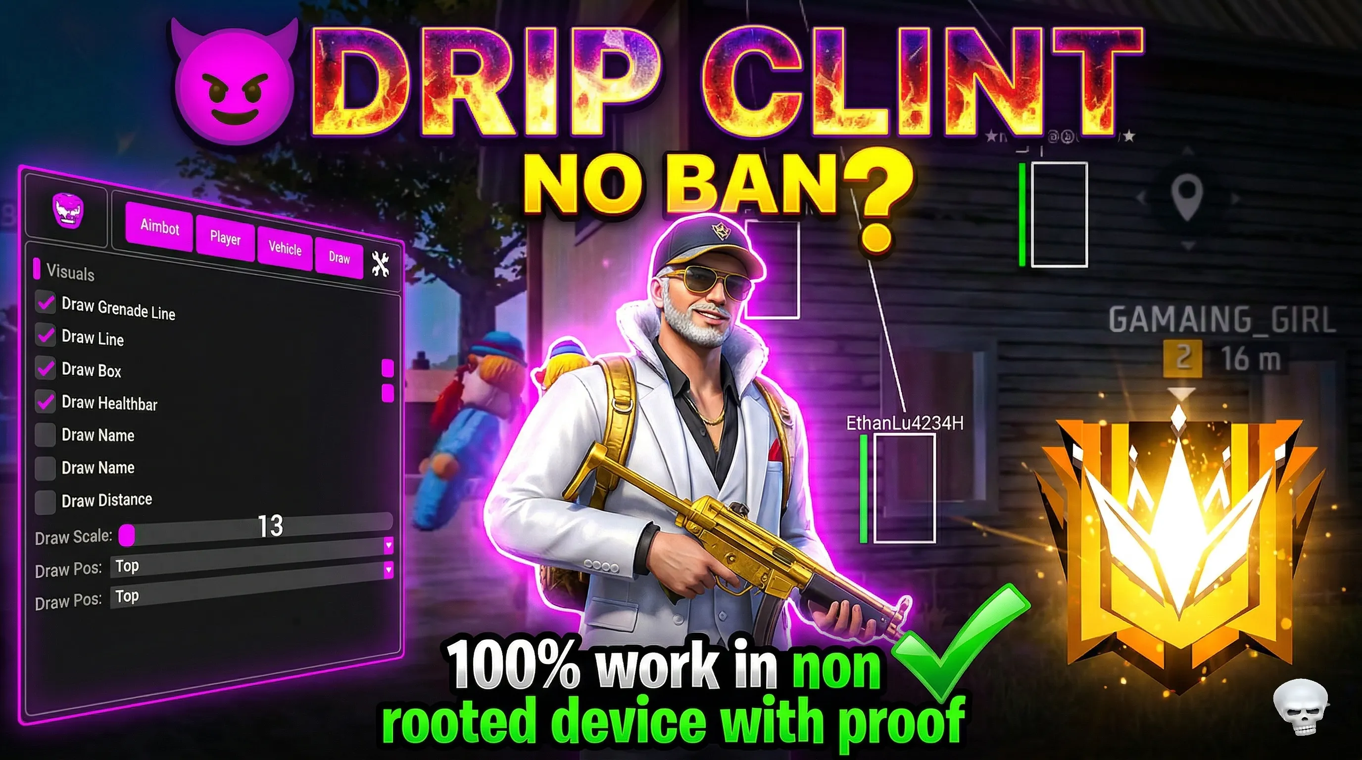 FREE FIRE DRIP CLIENT